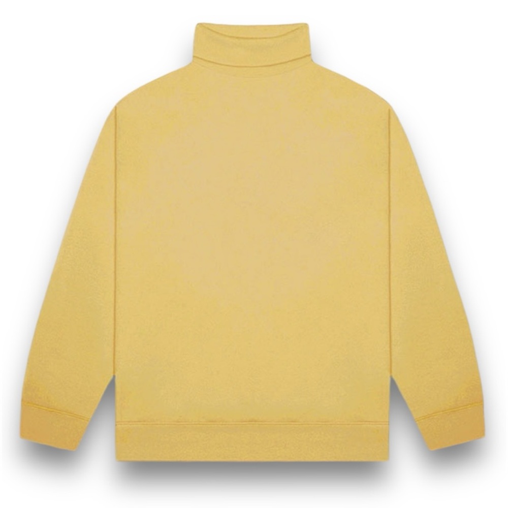 Essentials Fear Of God Women’s Light Tusca Yellow long sleeve Turtleneck NWT